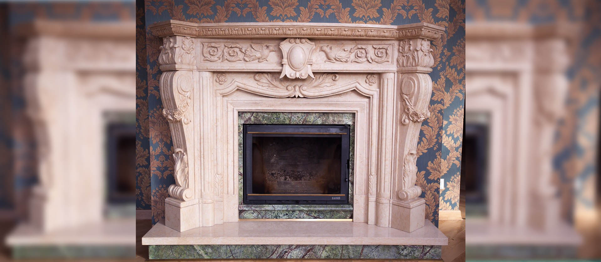 Каміни з мармуру